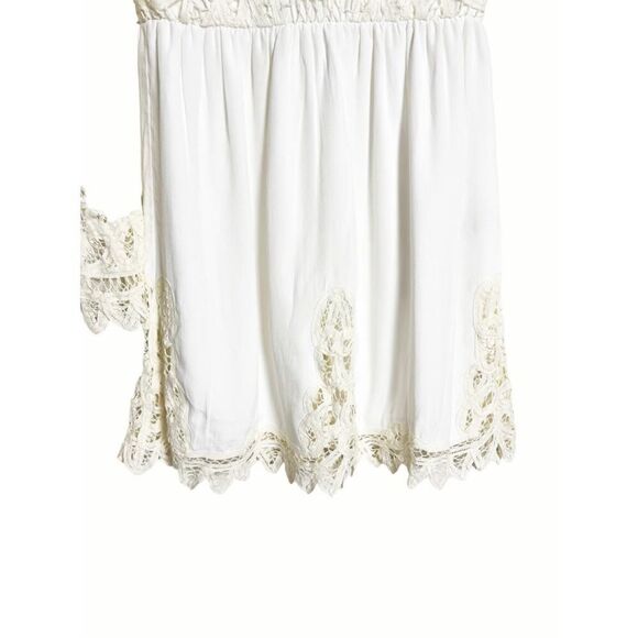 Saylor Josie Ivory Crochet Lace Mini Dress size small - Picture 5 of 9